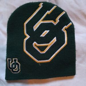 VTG Drew Pearson Big Logo U of Oregon Beanie Hat
